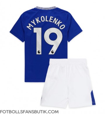 Everton Vitaliy Mykolenko #19 Replika Hemmatröja Barn 2024-25 Kortärmad (+ Korta byxor)